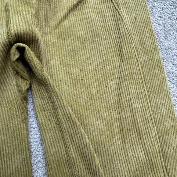 Pink By Victoria's Secret Active Ribbed Leggings Womens Medium Green Compression - Picture 15 of 16